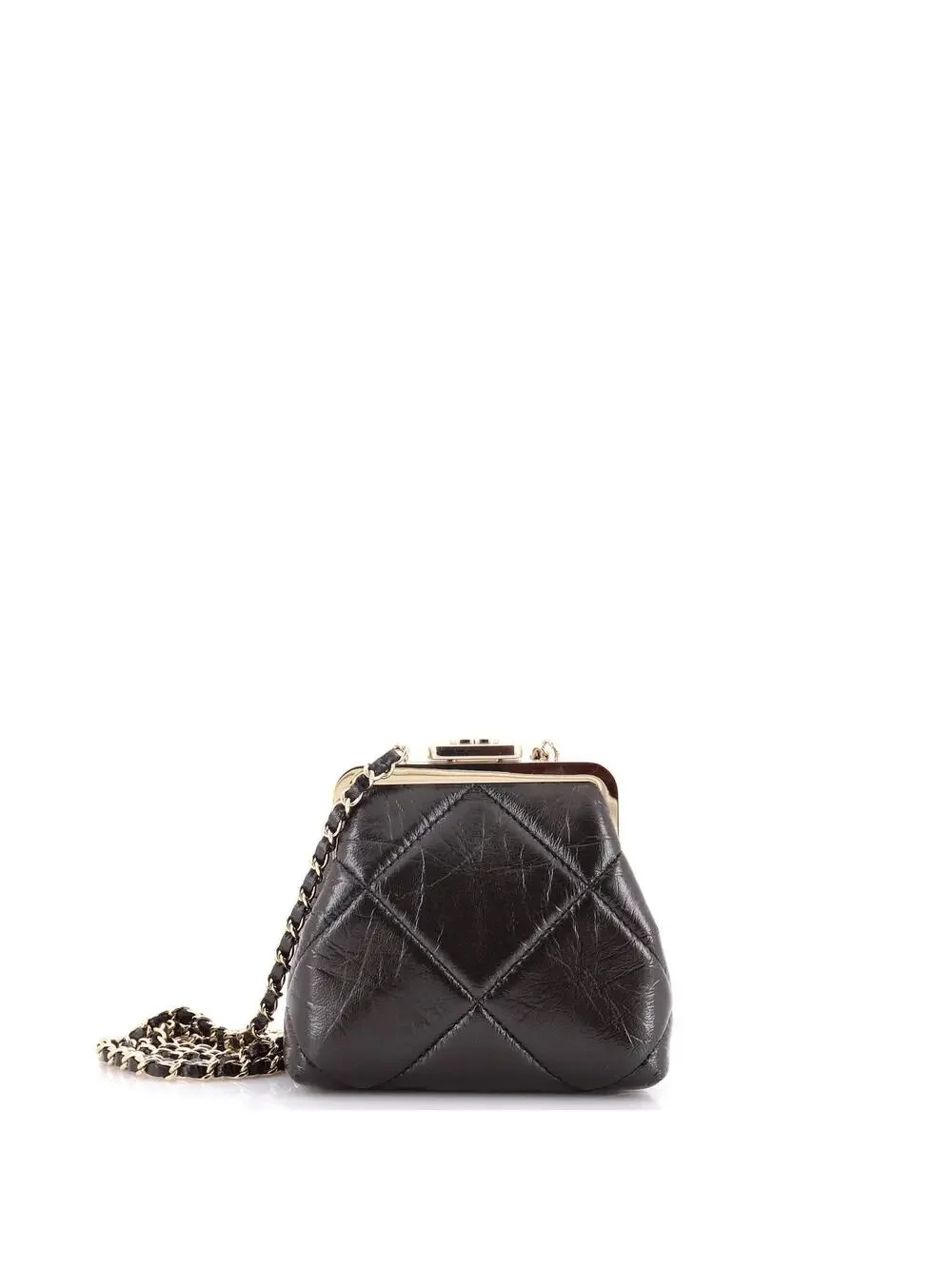 Chanel Cc Kisslock Frame Clutch With #230120C28B